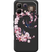Чохол зі стразами Infinix Note 60 Pro Swallows and Bloom