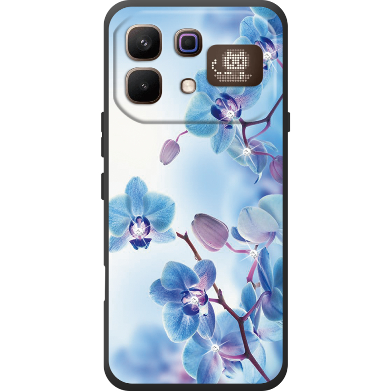 Чохол зі стразами Infinix Note 60 Pro Orchids