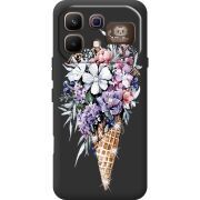 Чохол зі стразами Infinix Note 60 Pro Ice Cream Flowers