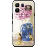 Чохол зі стразами Infinix Note 60 Pro Little Boy and Girl