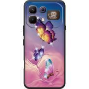Чохол зі стразами Infinix Note 60 Pro Butterflies