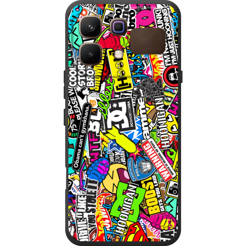 Чохол BoxFace Infinix Note 60 Multicolored Inscriptions
