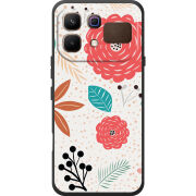 Чохол BoxFace Infinix Note 60 Line Flowers