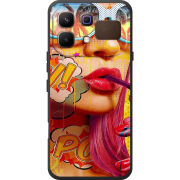Чохол BoxFace Infinix Note 60 Yellow Girl Pop Art