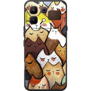 Чохол BoxFace Infinix Note 60 Sleepy Cats