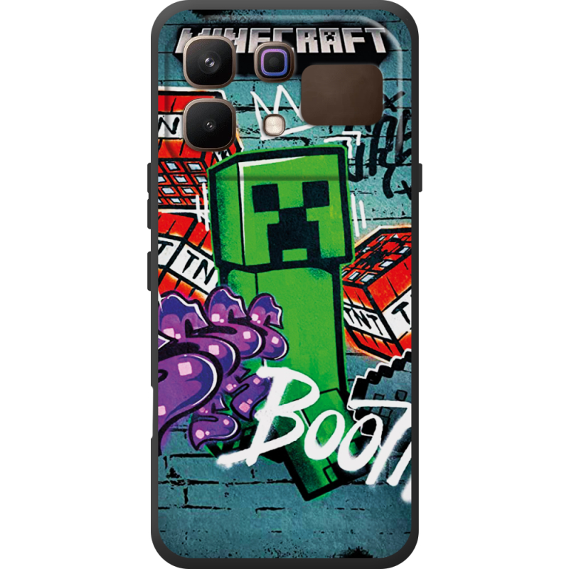 Чохол BoxFace Infinix Note 60 Minecraft Graffiti