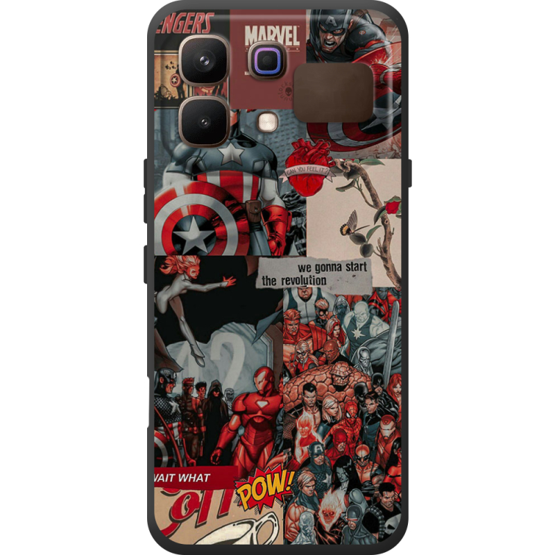Чохол BoxFace Infinix Note 60 Marvel Avengers
