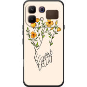 Чохол BoxFace Infinix Note 60 Flower Hands