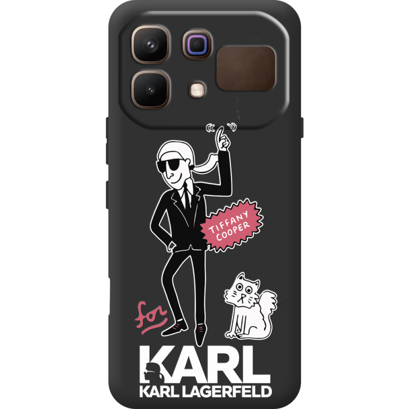 Чорний чохол BoxFace Infinix Note 60 For Karl