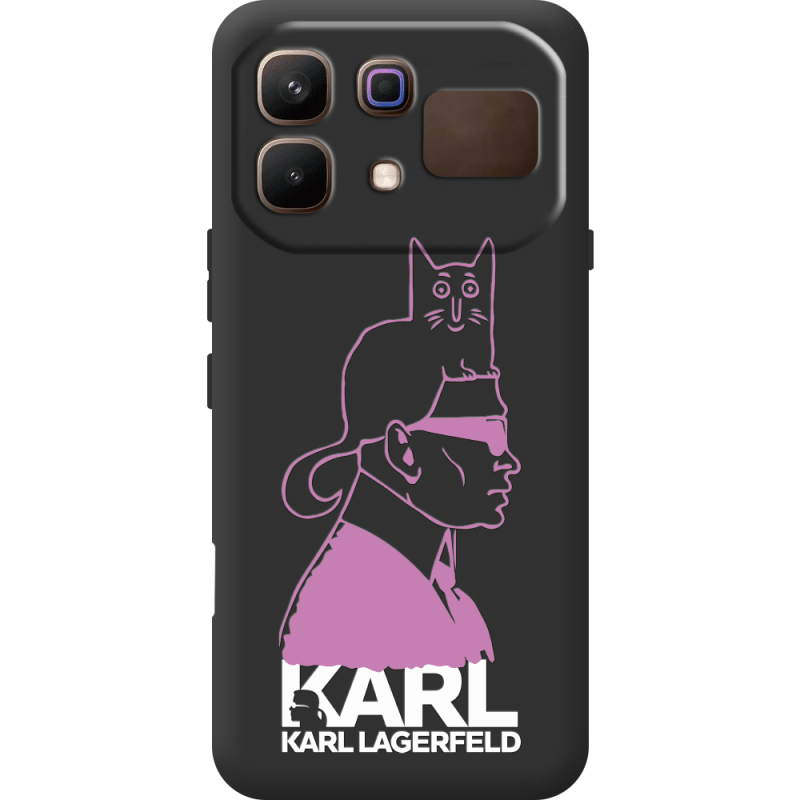 Чорний чохол BoxFace Infinix Note 60 Pink Karl