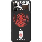 Чорний чохол BoxFace Infinix Note 60 RedWhite Coffee