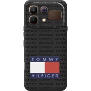 Чорний чохол BoxFace Infinix Note 60 Tommy Print