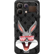 Чорний чохол BoxFace Infinix Note 60 looney bunny