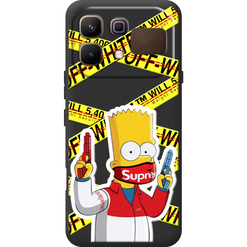 Чорний чохол BoxFace Infinix Note 60 White Bart