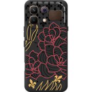 Чорний чохол BoxFace Infinix Note 60 FranceFlowers