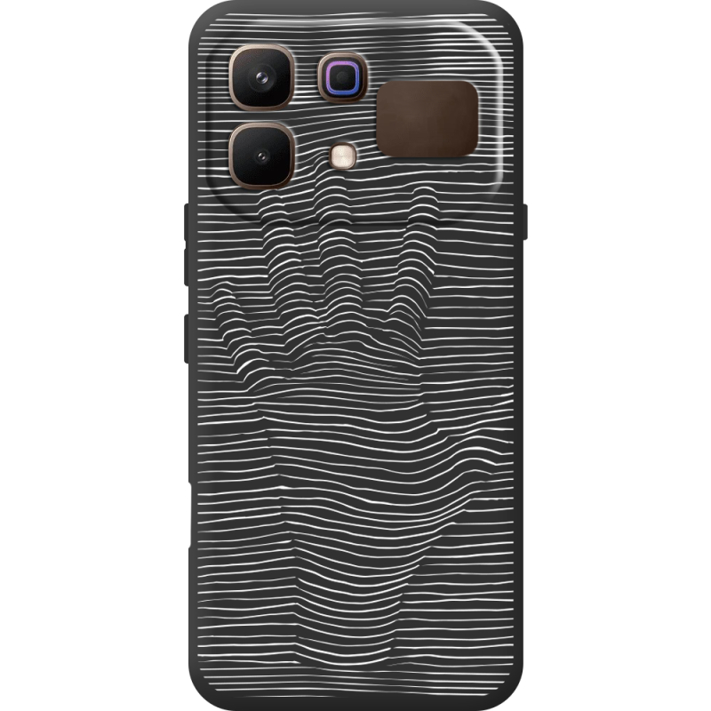 Чорний чохол BoxFace Infinix Note 60 Optical Hand