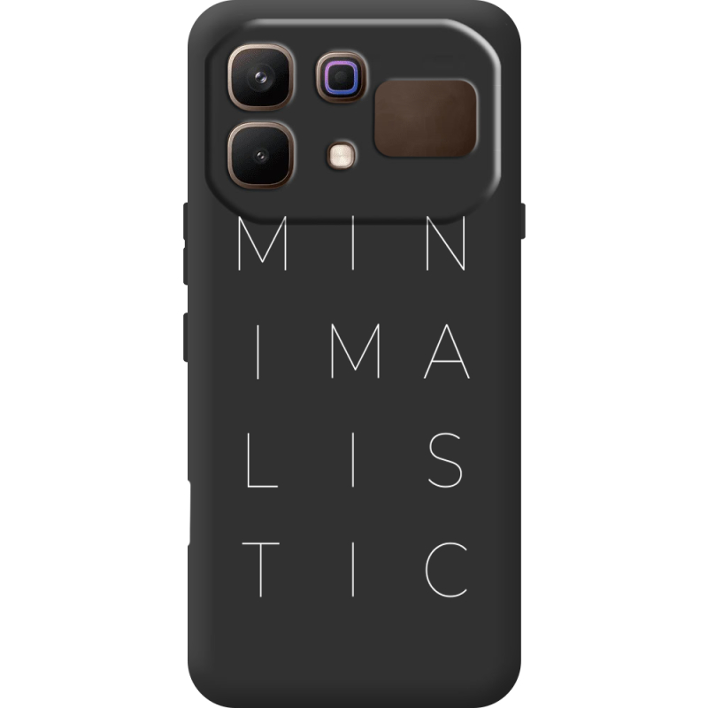 Чорний чохол BoxFace Infinix Note 60 Minimalistic