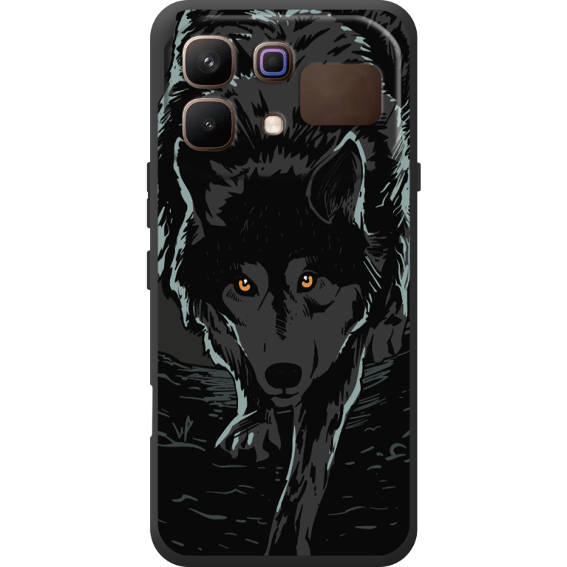 Чорний чохол BoxFace Infinix Note 60 Wolf