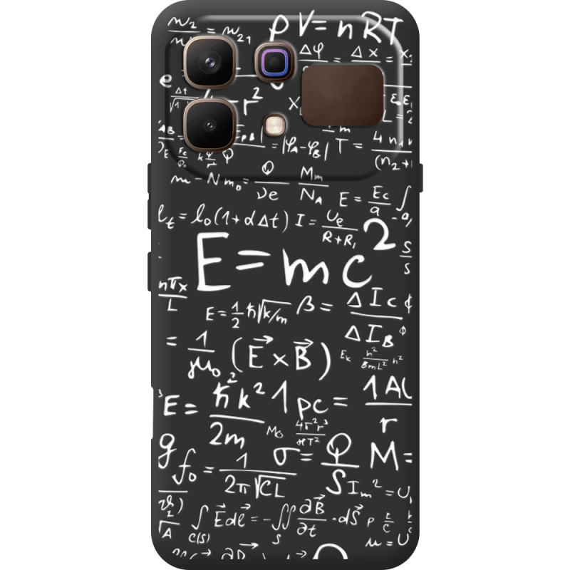 Чорний чохол BoxFace Infinix Note 60 E=mc2