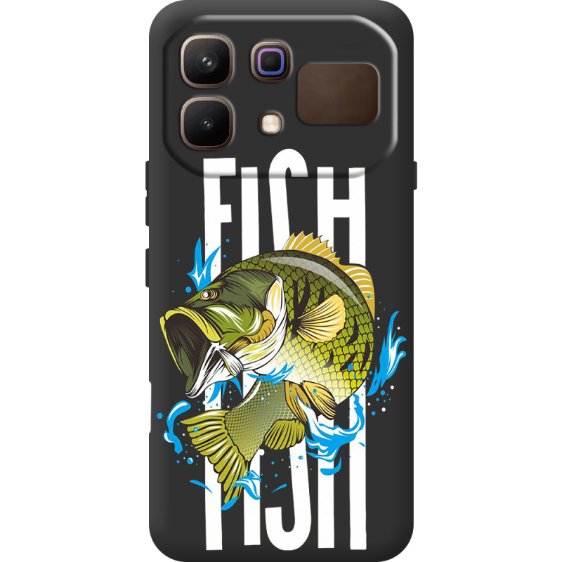 Чорний чохол BoxFace Infinix Note 60 Fish