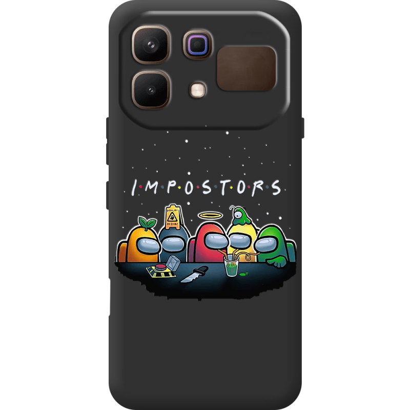 Чорний чохол BoxFace Infinix Note 60 Among Us Impostors