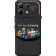 Чорний чохол BoxFace Infinix Note 60 Among Us Impostors