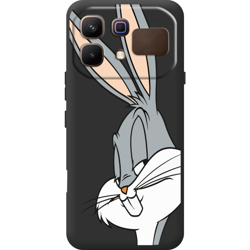 Чорний чохол BoxFace Infinix Note 60 Lucky Rabbit