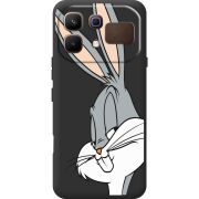 Чорний чохол BoxFace Infinix Note 60 Lucky Rabbit