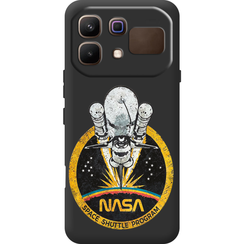 Чорний чохол BoxFace Infinix Note 60 NASA Spaceship