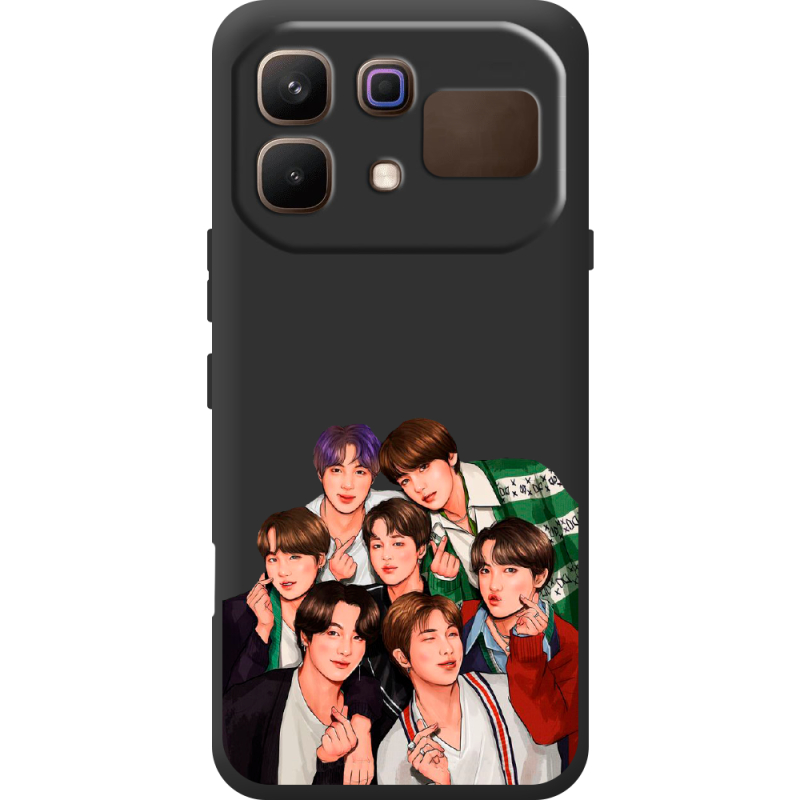 Чорний чохол BoxFace Infinix Note 60 BTS