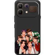 Чорний чохол BoxFace Infinix Note 60 BTS