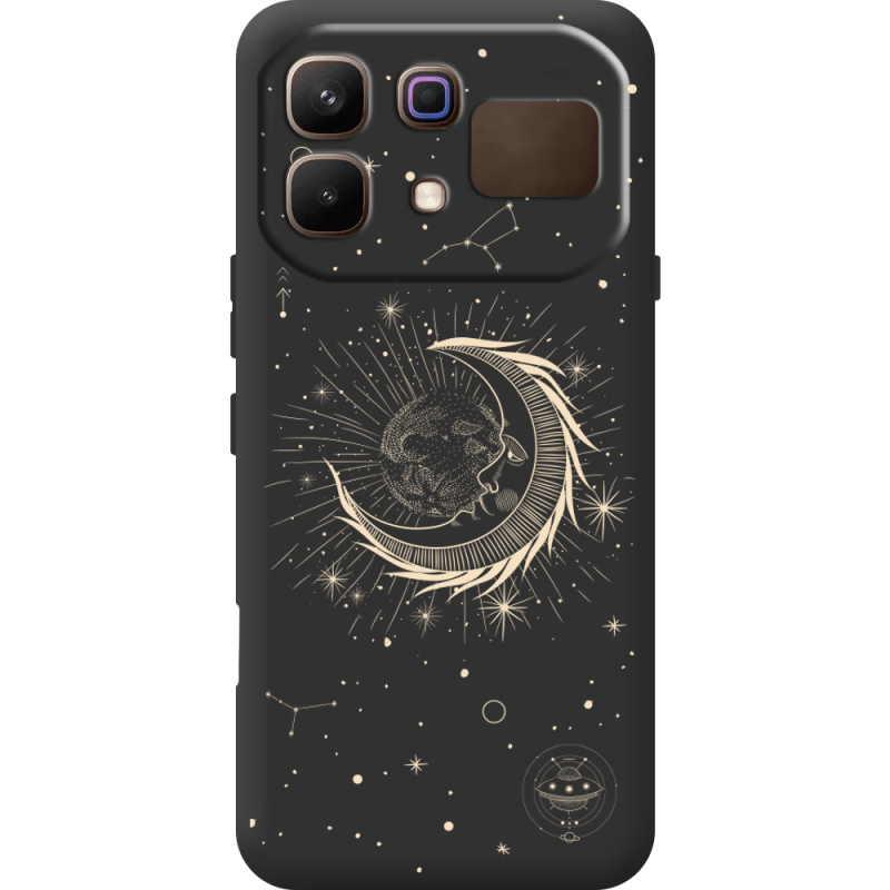 Чорний чохол BoxFace Infinix Note 60 Moon