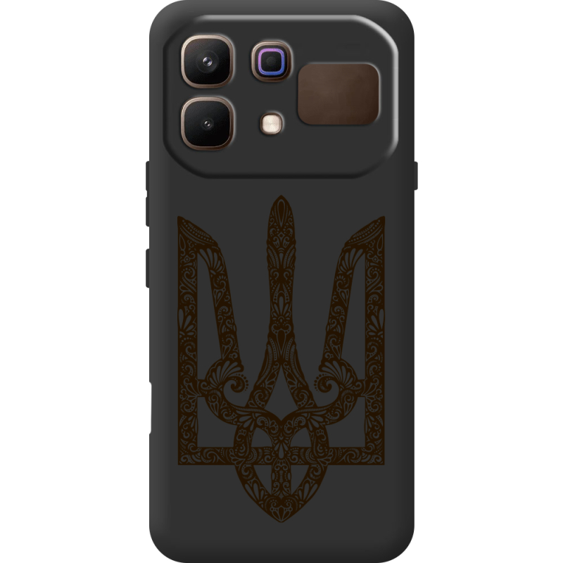 Чорний чохол BoxFace Infinix Note 60 Ukrainian Trident