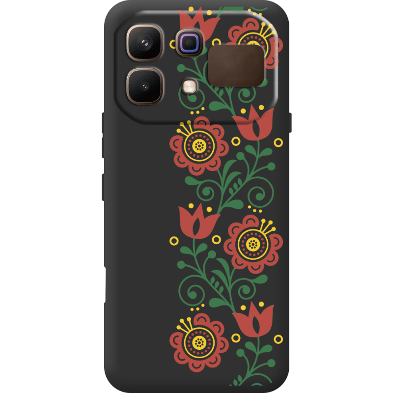 Чорний чохол BoxFace Infinix Note 60 Ethno
