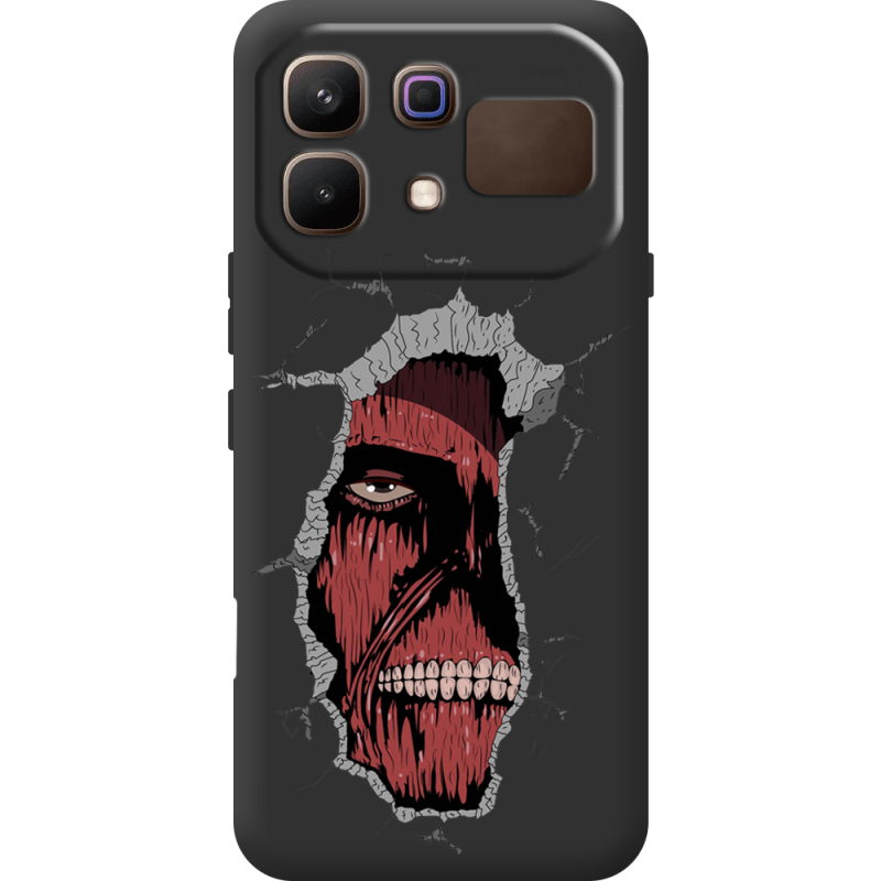 Чорний чохол BoxFace Infinix Note 60 Нападение на Титана