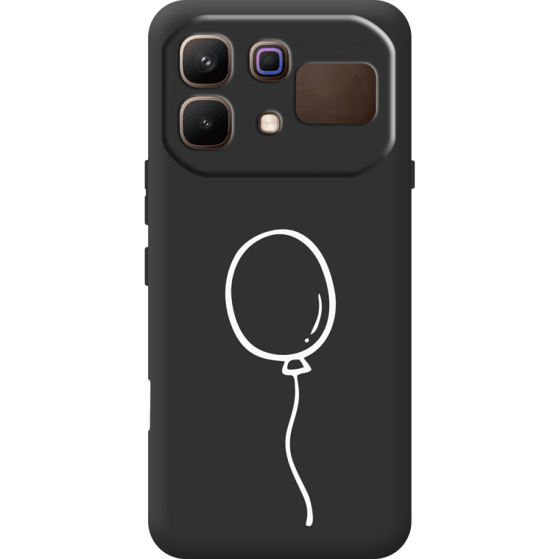 Чорний чохол BoxFace Infinix Note 60 Balloon