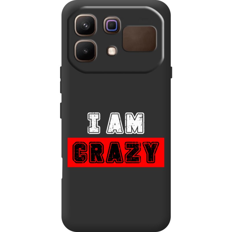 Чорний чохол BoxFace Infinix Note 60 I'm Crazy