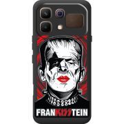Чорний чохол BoxFace Infinix Note 60 Frankisstein