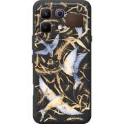 Чорний чохол BoxFace Infinix Note 60 Ластівки