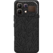 Чорний чохол BoxFace Infinix Note 60 Leaves