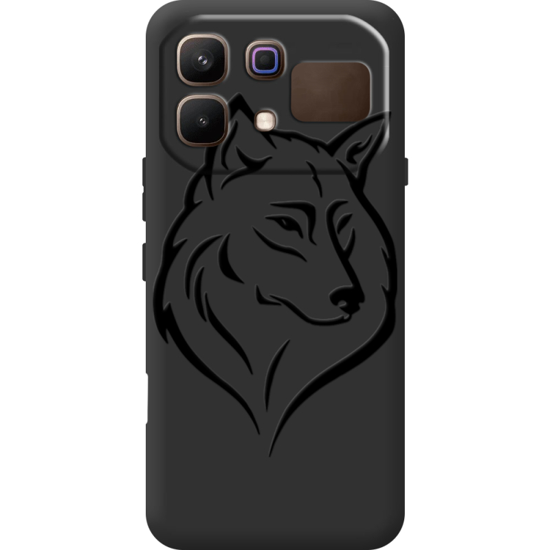 Чорний чохол BoxFace Infinix Note 60 Wolf