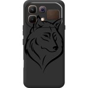 Чорний чохол BoxFace Infinix Note 60 Wolf