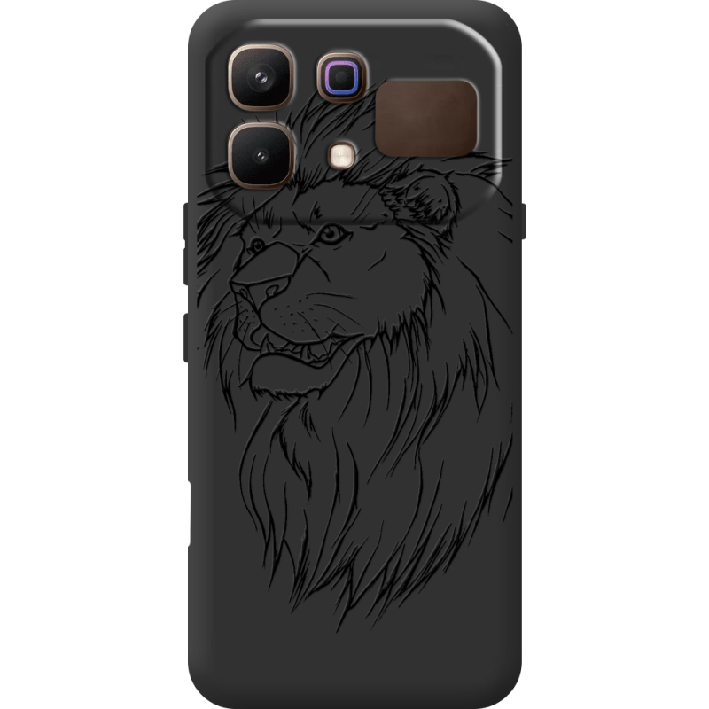 Чорний чохол BoxFace Infinix Note 60 Lion