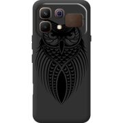 Чорний чохол BoxFace Infinix Note 60 Owl