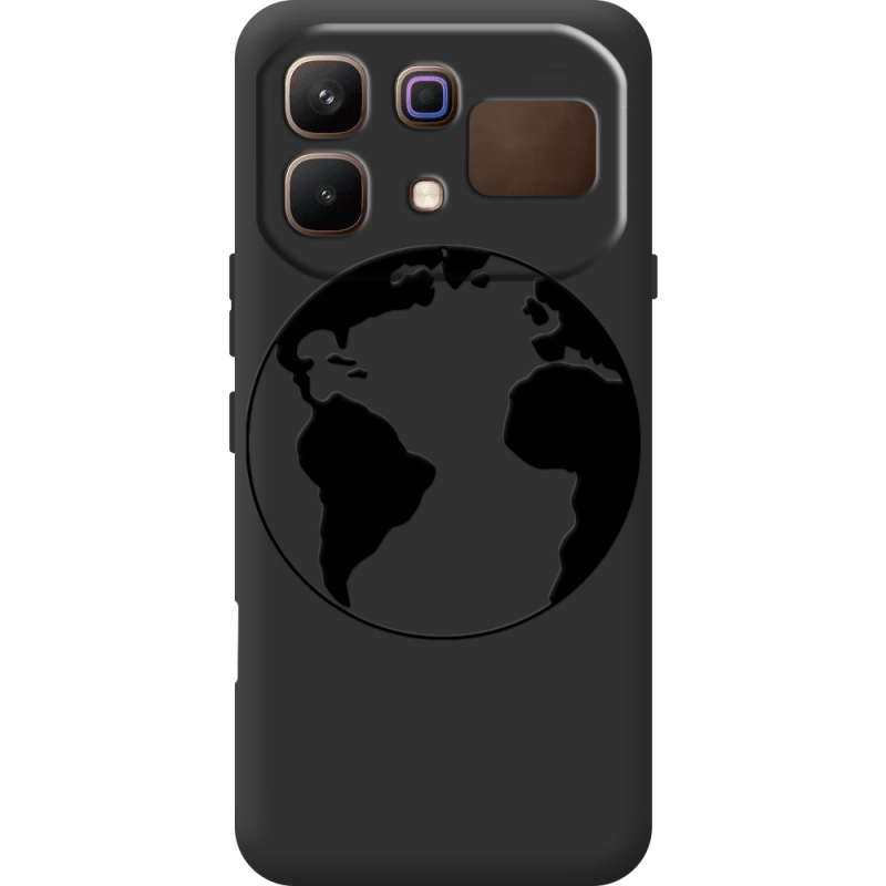 Чорний чохол BoxFace Infinix Note 60 Earth