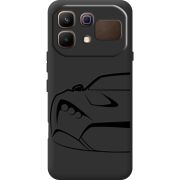 Чорний чохол BoxFace Infinix Note 60 Sportcar