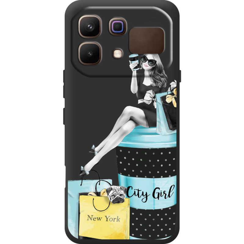 Прозорий чохол BoxFace Infinix Note 60 City Girl