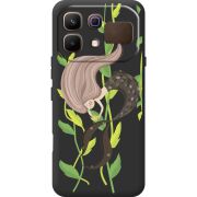 Прозорий чохол BoxFace Infinix Note 60 Cute Mermaid