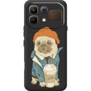 Прозорий чохол BoxFace Infinix Note 60 Dog Coffeeman