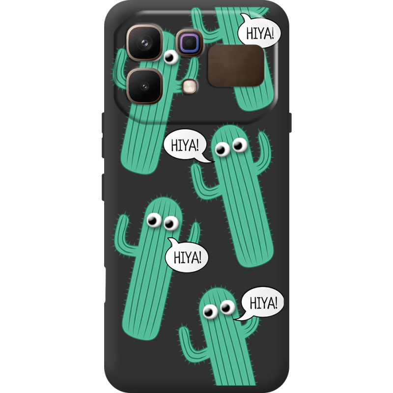 Прозорий чохол BoxFace Infinix Note 60 с 3D-глазками HIYA